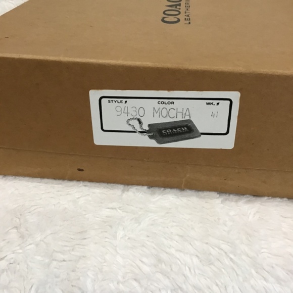 VTG Coach Mocha Leather Slim Satchel 70s Classic Rare Bonnie Cashin NYC - Picture 9 of 13